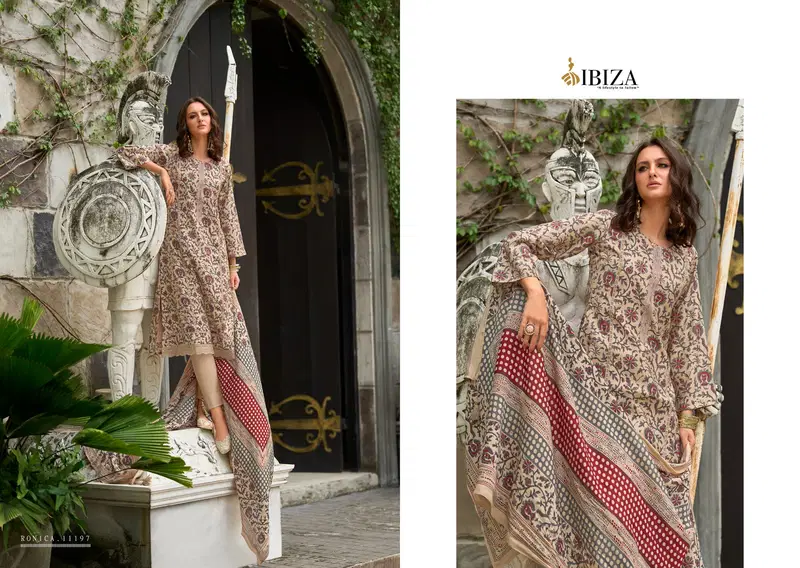  Ronica Viscose by Ibiza  Maslin Digital Printed Salwar Kameez Collection